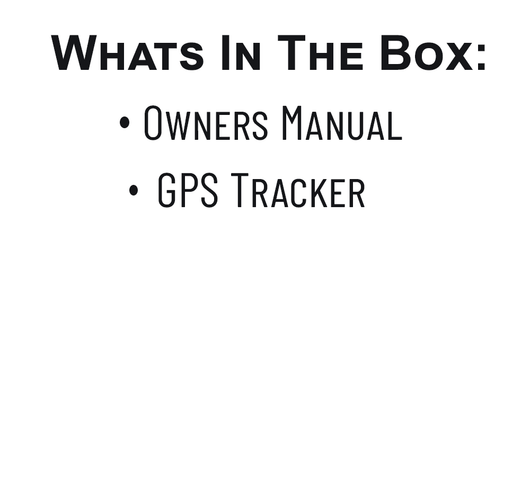 Car GPS Tracker w/ free tracking APP - Donation_RC