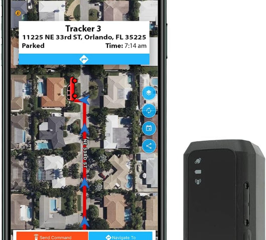 25 Day Battery GPS Tracker For Cars or Trucks