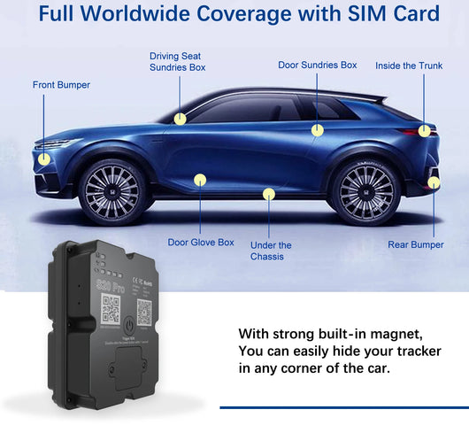 45 Day Battery Portable GPS Tracker for cars and trucks