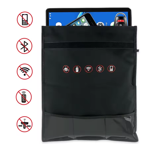 EMF  Signal Shielding Bags for anti-cell phone  tracking