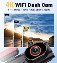 Super Hd Front & Rear Dash Cam 64g SanDisk Memory Card Included